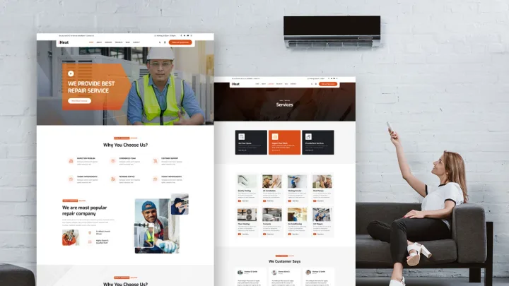 Home Renovation Website design preview