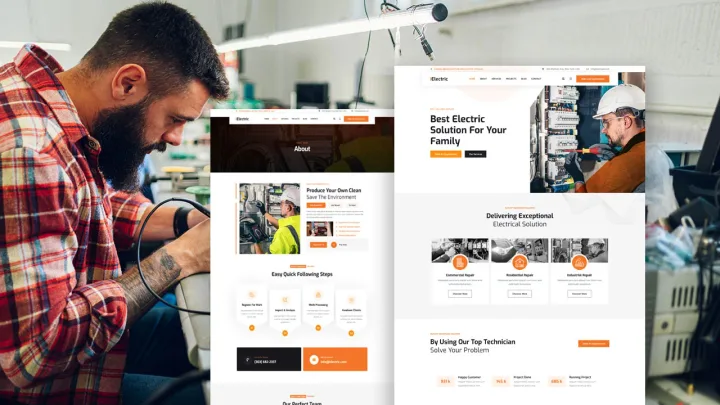 Appliance Repair Website design preview