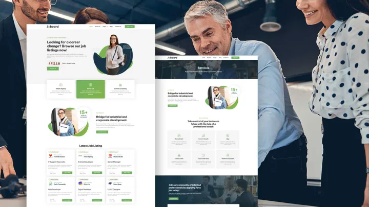Business Consulting Website design preview