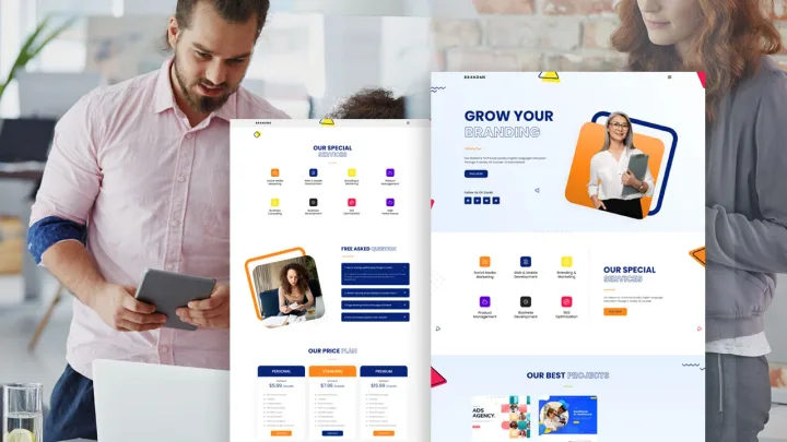 Digital Marketing Agency Website design preview