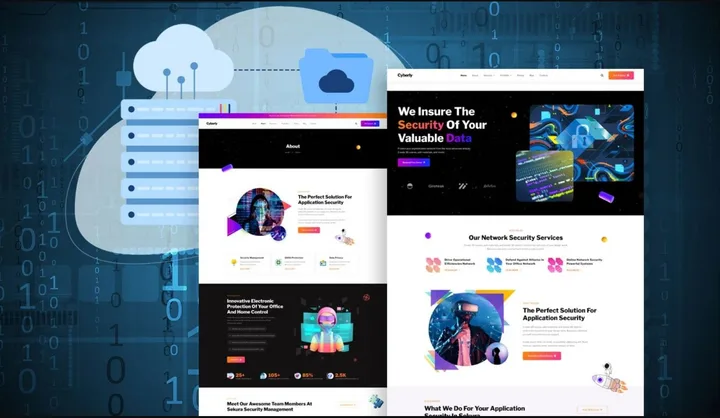 IT Solutions Website design preview