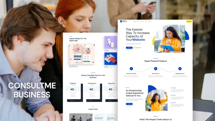 Consultancy Website design preview