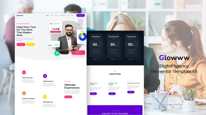 Digital Agency Website design preview