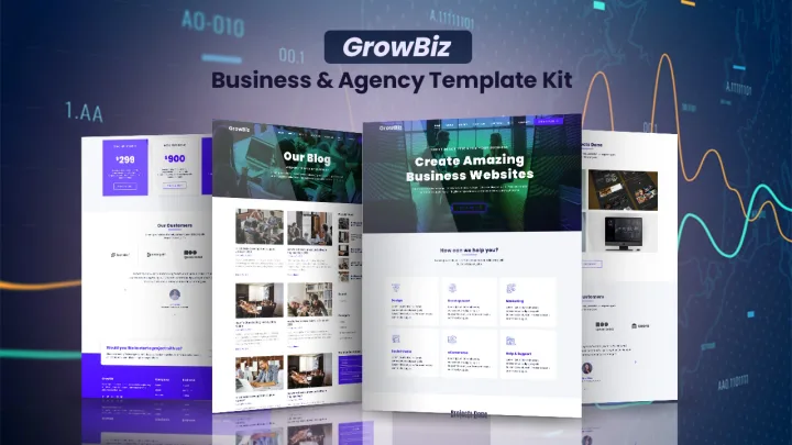 Business Growth Website design preview
