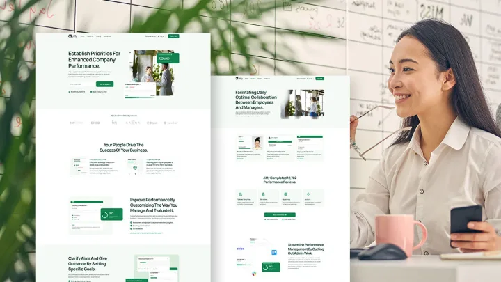 Online Learning Website design preview