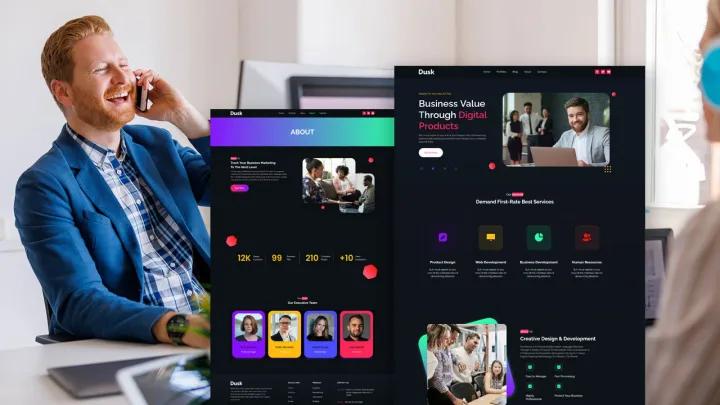 Digital Studio Website design preview