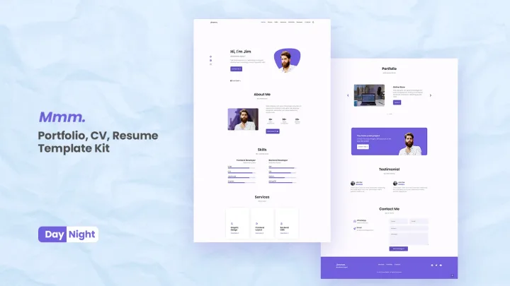 Personal Portfolio Website design preview