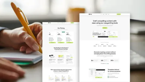 SaaS Copywriting Platform portfolio preview