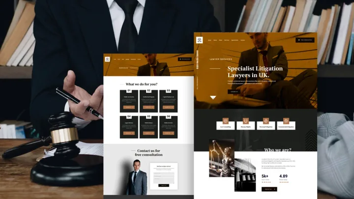 Law Firm Website design preview