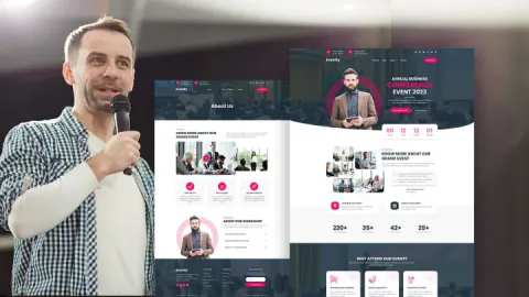 Event Management Website portfolio preview