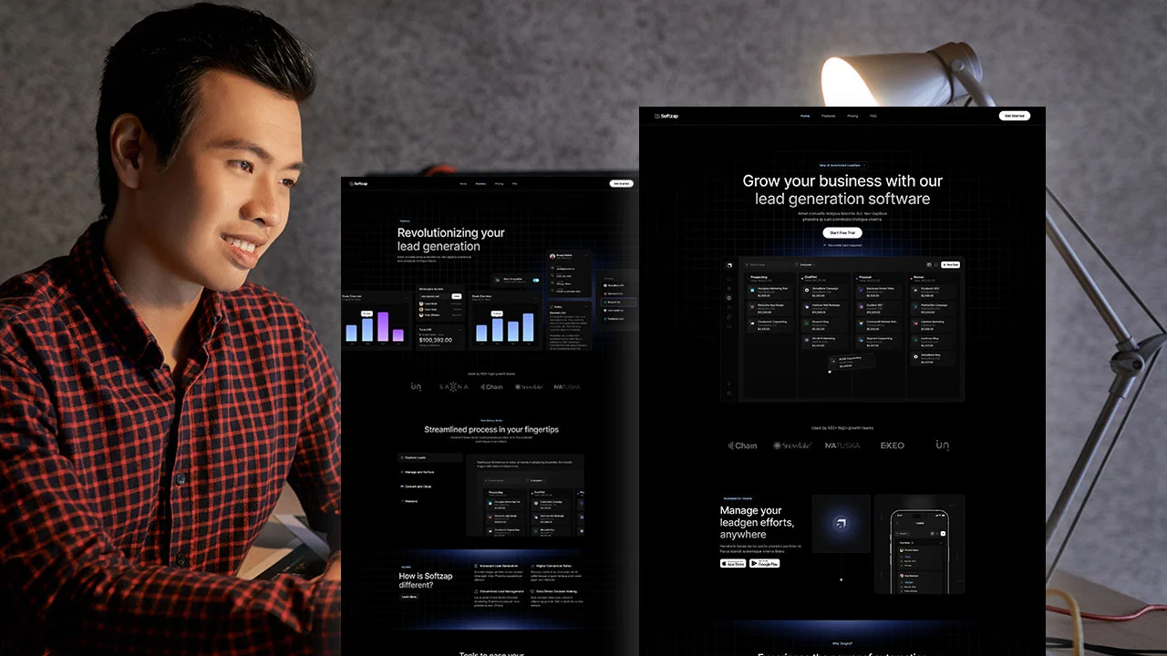 Software Landing Page